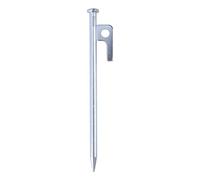 Lot de 4 piquets de tente haute performance - Bâton de camping durable - Tige en acier - Ancrage extérieur - Clous moulus réglables