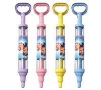 Lot de 4 Pistolets à Eau de feu d'artifice pour Enfants - Jouet à Eau avec éclaboussures rotatives 3 Couches, capacité 400 ML, Jouet d'extérieur au Design Dessin animé pour la pla