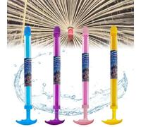 Lot de 4 pistolets à eau haute pression - Style feu d'artifice - Pistolet à eau romantique - Idéal pour le jardin, la piscine et la plage