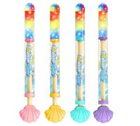 Lot de 4 Pistolets à Eau pour Feux d'artifice pour Enfant âgés de 4 à 12 Ans, Pistolets à Eau de Style feu d'artifices à 70 Trous illuminent la Piscine d'été pour l'arrière-Cour, Plage