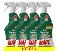 Lot de 4 Pistolets Spray Nettoyant Multi-Usages Anti-Bactérien - 750 ml