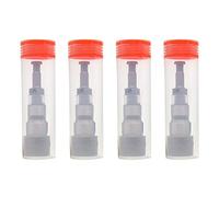 Lot de 4 pistons d'injection de carburant M5 129506-51100 compatibles avec moteur Yanmar 3TNE84 3TNC88 3D84 3D84E Compatible avec chargeur sur pneus Komatsu WA30 pelle PC25-1 PC25R PC30