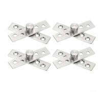 Lot de 4 pivots de charnière en acier inoxydable avec une capacité de rotation complète à 360 degrés