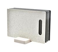 Lot de 4 planches à découper en polypropylène avec support avec système de drainage pour garder la cuisine bien rangée et facile à nettoyer