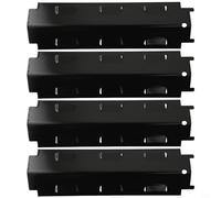 Lot de 4 plaques chauffantes à gaz en acier inoxydable pour barbecue - Aide à maintenir la saveur et la chaleur (2 pièces)