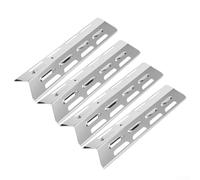 Lot de 4 plaques chauffantes en acier inoxydable de 41 cm pour barbecue Outback - Bouclier de rechange robuste pour barbecues à gaz Saturn Hunter Trooper XH00463