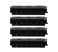 Lot de 4 plaques chauffantes pour grill, bouclier thermique pour barbecue - Remplacement de plaque thermique en acier inoxydable - Tente thermique pour gril, pièces de rechange pour barbecue, pièces
