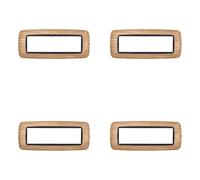 Lot de 4 plaques compatibles avec Bticino Living, en plastique bombée 3/4/7 places, pour supports bleus - 4 pièces