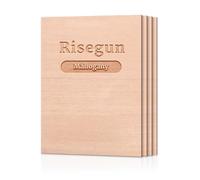 Lot de 4 plaques de contreplaqué A4 297 mm x 215 mm x 3 mm d'épaisseur (+/- 0,2 mm) Plaque de contreplaqué en bois pour bricolage, artisanat, mini maison, bateau, avion
