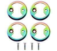 Lot de 4 plaques de pédale en titane pour vélo de vélo Pro VTT Wahoo SpeedPlay Comp Zero Aero NanoPCS (Multi)