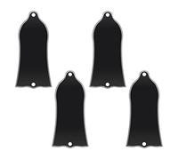 Lot de 4 plaques de protection en forme de cloche à 3 plis pour la plupart des guitares et basses - Accessoire de rechange sans vis - Distance entre le trou central : 52 mm