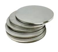 Lot De 4 Plaques Rondes En Acier Inoxydable De 50 Mm De Diamètre, Disque Circulaire 316L, Épaisseur 2 Mm/3/4/5 Mm(2mm)