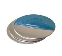 Lot de 4 plaques rondes en alliage d'aluminium 6061, diamètre 100 mm, adaptées aux secteurs l'aérospatiale et l'industrie(Thickness 2.5mm)