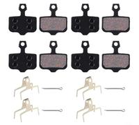 Lot de 4 plaquettes de frein de rechange pour vélo Elixir pour SRAM DB1 DB3 DB5, métal, parfaites pour les conditions urbaines et tout-terrain (noir)