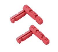Lot de 4 Plaquettes de Frein de Rechange pour vélo Fibrax Brompton Rouge
