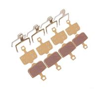Lot de 4 plaquettes de frein de vélo pour Elixir et SRAM série DB, faible bruit et expérience de freinage confortable (lot de 4, entièrement métallique)