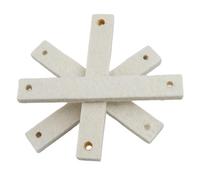 Lot de 4 plaquettes de frein pour vélo d'appartement pour améliorer les performances, choisissez parmi les options laine/cuir de vache (4 coussinets en laine)