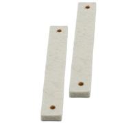 Lot de 4 plaquettes de frein pour vélo d'appartement pour améliorer les performances, choisissez parmi les options laine/peau de vache (2 coussinets en laine)