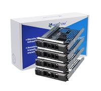 Lot de 4 Plateaux de Disque Dur pour Dell Poweredge Series 11/12/13 modèles 3,5" SAS/SATA R320 R430, R530, R730, T430, T630, R420, R520, R720, T420, T620, R410, R55 10, R7. 10, T410, T610 T710