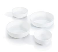 Lot de 4 plats de cuisson ronds en Opale culinaire (2x18cm et 2x22cm) Smart Cuisine Diwali Luminarc