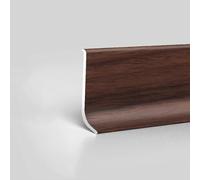 Lot de 4 plinthes modernes en aluminium de 125 cm pour la maison, le bureau et les pièces élégantes (A 40 mm), design durable et élégant