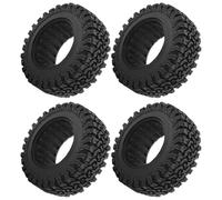 Lot de 4 pneus en Caoutchouc 90 mm 1,9 for Voiture sur chenilles 1/10 RC, for Trax-XAS TRX4 RC4WD D90, for Axial SCX10 II III, for Redcat, for MST