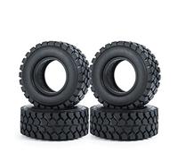 Lot de 4 pneus en caoutchouc pour tous les véhicules Deadbolt RC Crawler 1/24 Axial SCX24 AXI90081 Deadbolt RC Crawler Truck Car (50 mm)