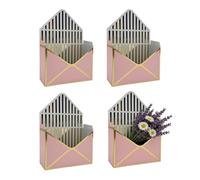 Lot de 4 pochettes pour fleurs - Grande capacité - Boîte enveloppe florale dédiée à San - Pour petite amie, femmes, mère, filles, mariage, anniversaire, fête des mères, fête des mères