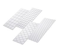 Lot de 4 pochoirs à gâteau creux en dentelle pour décoration de pâte à sucre