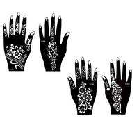 Lot de 4 pochoirs de tatouage au henné Pari