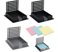 Lot de 4 pochoirs post-it pour notes adhésives pour planification et organisation de précision - Idéal pour le bureau et l'école - Pochoir pour notes adhésives de 7,6 x 7,6 cm
