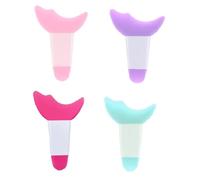 Lot de 4 pochoirs pour eyeliner, mascara, bouclier de cils, outil de protection, eyeliner en silicone, embouts réutilisables, applicateurs de fard à paupières, guide d'ombre, modèle pour le maquillage