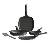 Lot de 4 poêles antiadhésives avec spatule Berghoff 3950601 noir G
