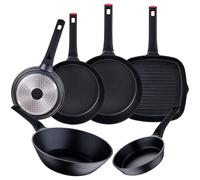 Lot de 4 poêles + Wok + Sarten rôtissoire San Ignacio.
