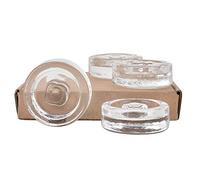 Lot de 4 poids de fermentation en verre avec poignées pour garder les légumes immergés pendant la fermentation et la marinade