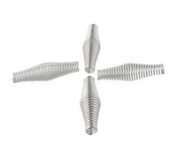 Lot de 4 poignées à ressort en acier pour barbecue, fumoir, poêle à bois robuste, ressorts de rechange pour grils, poêles à bois, poêles à barbecue