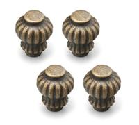 Lot de 4 poignées d'armoire vintage de style français, équipement rétro, rénovation de meubles, équipement de buffet et de coiffeuse, poignées de tiroir françaises