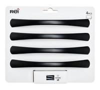 Lot de 4 poignées de meuble entraxe 128 mm aluminium tropicalisé G