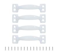 Lot de 4 poignées de porte de garage en forme de nœud en métal pour armoires et clôtures