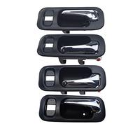 Lot de 4 poignées de porte intérieures chromées avant gauche droite pour Honda CRV 1997-2001 pour Odyssey 1995-1998 72124S10A11ZA, 72164S10A11ZA