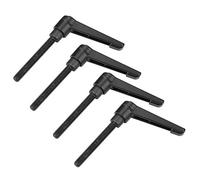 Lot de 4 Poignées de Serrage Réglables en Alliage 304 avec Goujon M8 (80mm)