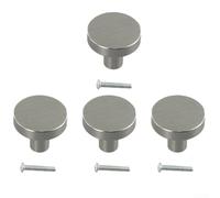 Lot de 4 poignées minimalistes modernes pour armoires et design élégant en aluminium