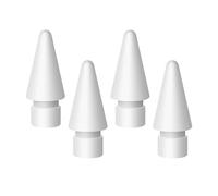 Lot de 4 pointes de rechange améliorées pour Apple Pencil Pro/1ère/2ème génération/USB-C et Logitech, sans usure, pointe fine et précise comme des pointes pour iPad Pro/Air/Mini Pencil