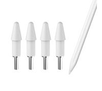 Lot de 4 pointes de rechange compatibles avec Xiaomi Smart Pen (2ème génération), pointe de stylet, pointes de rechange, embouts tactiles, sensation d'écriture agréable, capuchon de rechange pour