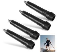 Lot de 4 Pointes de Rechange pour bâtons de randonnée Alpenstock - Pointe de Rechange - Portable
