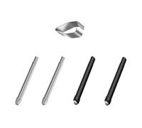 Lot de 4 pointes en métal pour stylo capacitif pour ordinateur portable Pro7, 6, 5, 4 (2 pièces en métal + 2 pointes en plastique)