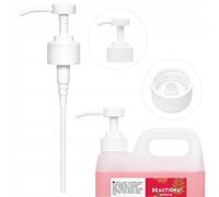 Lot de 4 pompes doseuses 38/410 pour bidons de 5 l - Distributeur à pompe avec tube plongeur de 275 mm - Peut être raccourci - Convient pour filetage SA38/410 - Pompe à bidon pour savon, détergents et