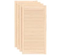 Lot de 4 Porte à Persiennes, Porte d'armoire Panneaux de Placard Garde-Robe Buffet 4 pcs 99,3x49,4 cm pin massif