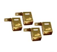 Lot de 4 porte-balais de carbone pour scie sauteuse 4304 - Construction en métal - Finition dorée - Comprend 2 pièces compatibles avec les compartiments à brosses standard 4304