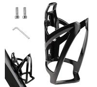 Lot de 4 porte-bouteilles réglables ultra légers avec outil à vis, porte-gobelet universel pour vélo de route et VTT (noir, lot de 4)